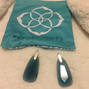 Blue/teal earrings never worn